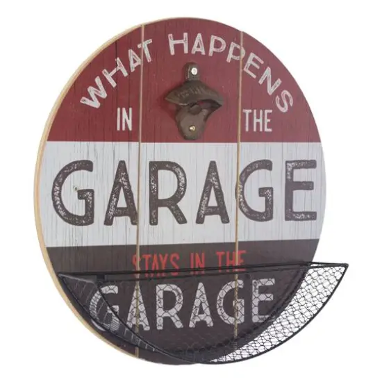 What Happens In The Garage Bottle Opener & Cap Catcher {1}