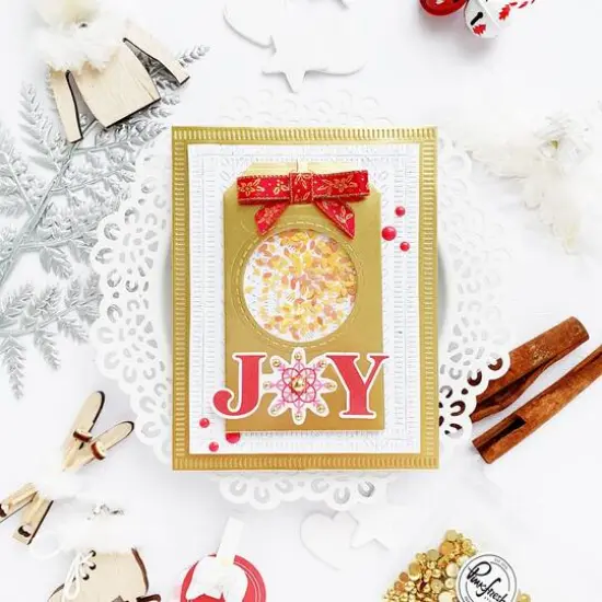 Pinkfresh Studio Essentials Blanket Stitch Rectangle Die Set {3}