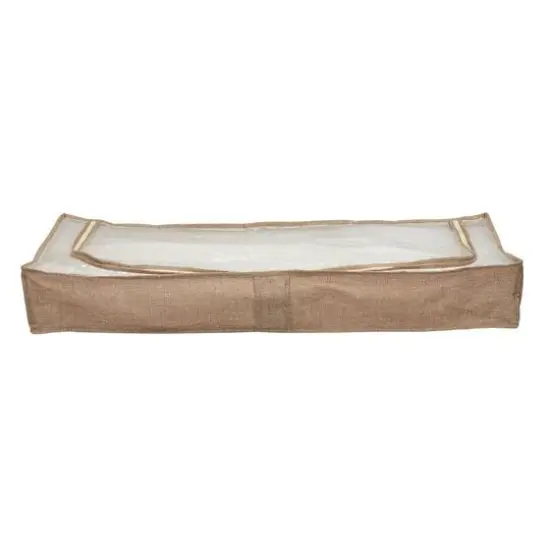 Household Essentials Under Bed Storage Bag Beige {8}