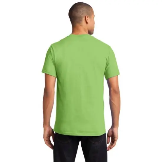 Port & Company&reg; Essential Pocket T-Shirt Lime {5}