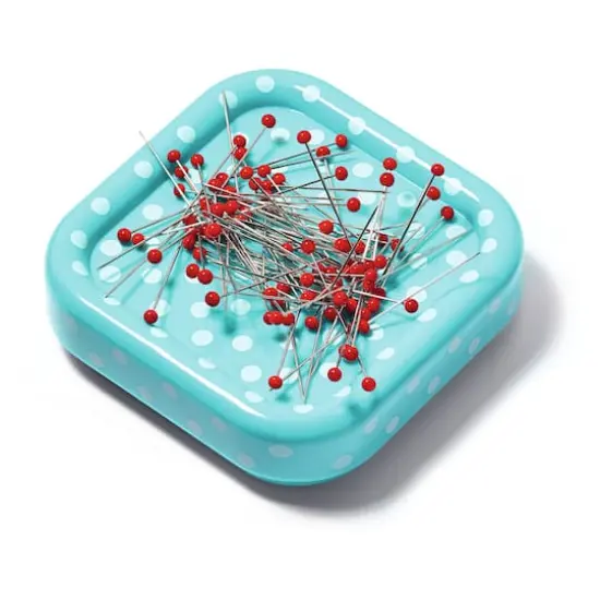 Prym Love Magnetic Pin Cushion & Glass Head Pins Set {1}