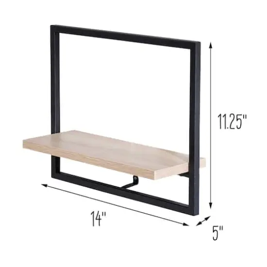 Honey Can Do Floating Wall Shelf {5}