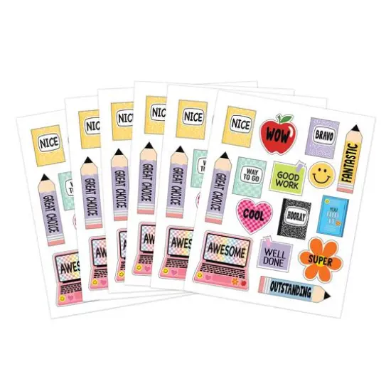 Teacher Created Resources® Cool for School Stickers, 12 Packs of 90 {3}