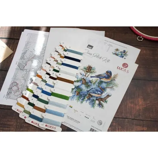 Luca-S The Birds-Winter Counted Cross-Stitch Kit {4}