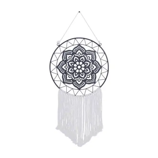 49" Black Metal Contemporary Wall D&eacute;cor {1}