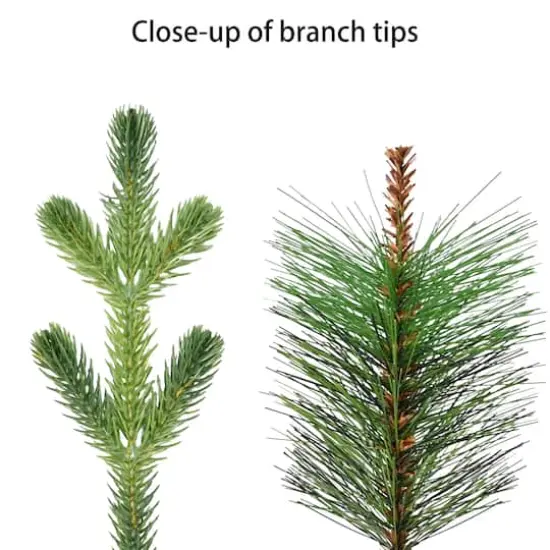 7.5ft. Pre-Lit Albany Spruce Artificial Christmas Tree, Dual-Color LED Lights {7}