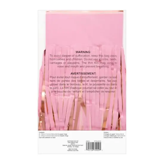 72" Pink Fringe Backdrop by Celebrate It&trade; {4}
