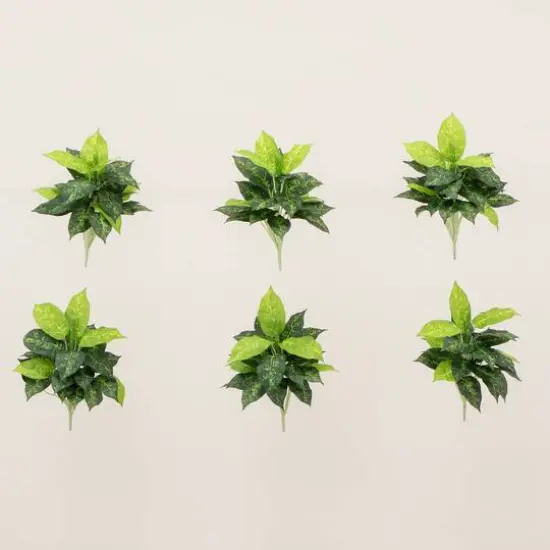 19" Artificial Dieffenbachia Plants, 6ct. {7}
