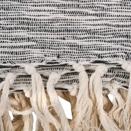 DII&reg; Black Variegated Throw {6}