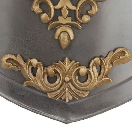 Grey Iron Vintage Wall Decor, 21" x 21" x 4" {4}