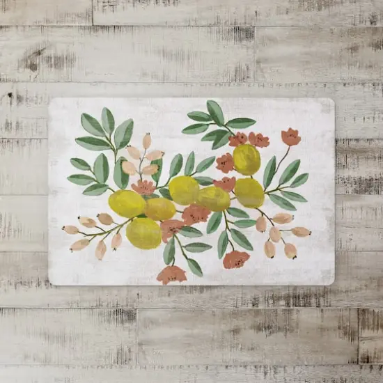 Citrus Botanical 27" x 18" Floor Mat {3}