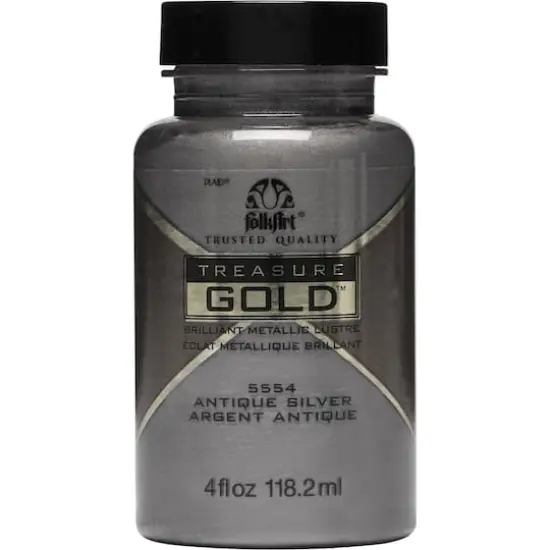 FolkArt&reg; Treasure Gold&trade; Metallic Paint Antique Silver {1}