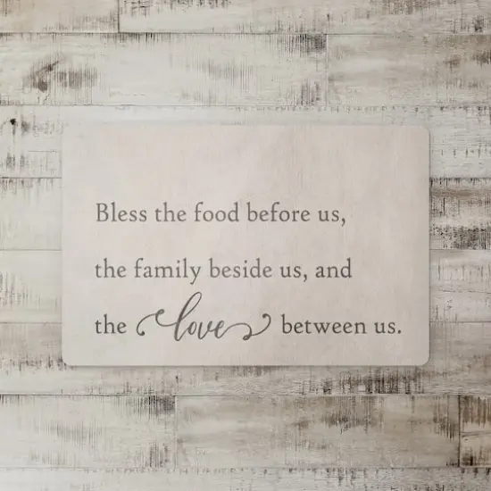 Bless the Food Before Us 27" x 18" Floor Mat {3}