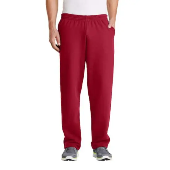 Port & Company&reg; Core Fleece Sweatpant with Pockets Red {1}
