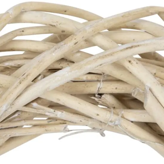 15" Unlit Natural Weeping Willow Spring Twig Wreath {6}