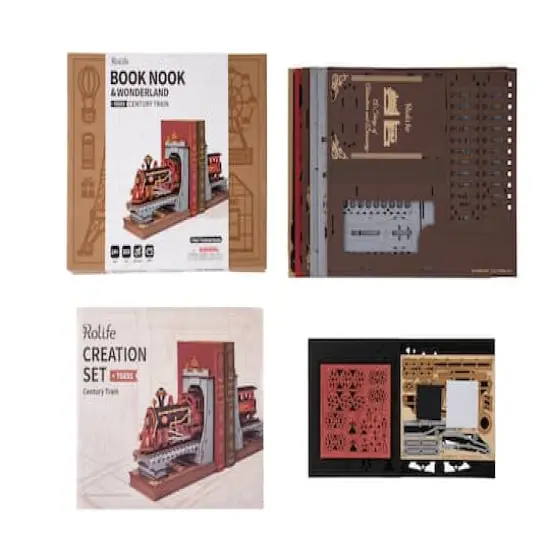 Rolife&reg; Wonderland Century Train Book Nook Kit {11}