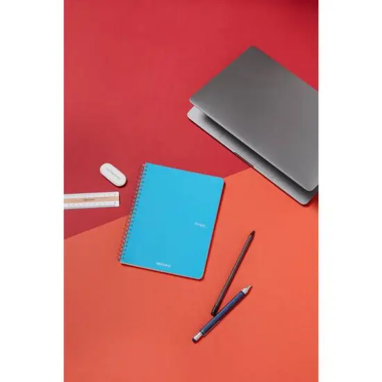 Fabriano&reg; EcoQua Spiral Bound Grid Notebook Turquoise {9}