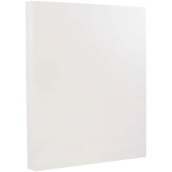 JAM Paper Bright White Linen 8.5" x 11" 80lb. Strathmore Cardstock {1}