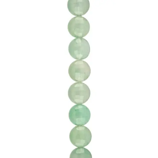 Green Faceted Aventurine Coin Beads, 8mm by Bead Landing&trade; {1}