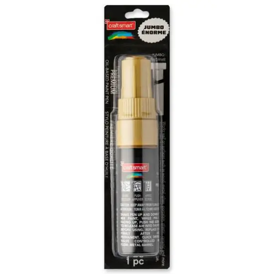 Premium Jumbo Paint Pen by Craft Smart&reg; Gold {6}
