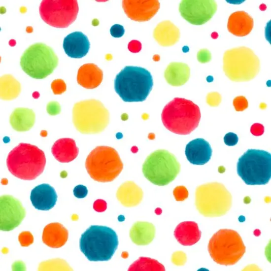 John Bead Mixed Neon Colors Pom Poms, 100ct. {1}