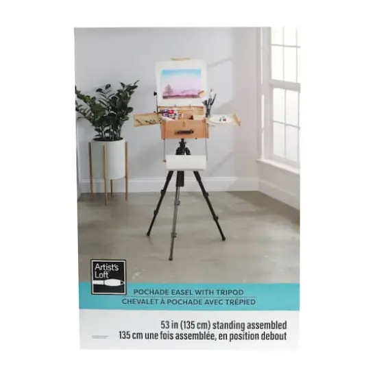 53" Pochade Easel with Tripod by Artist's Loft&reg; {1}