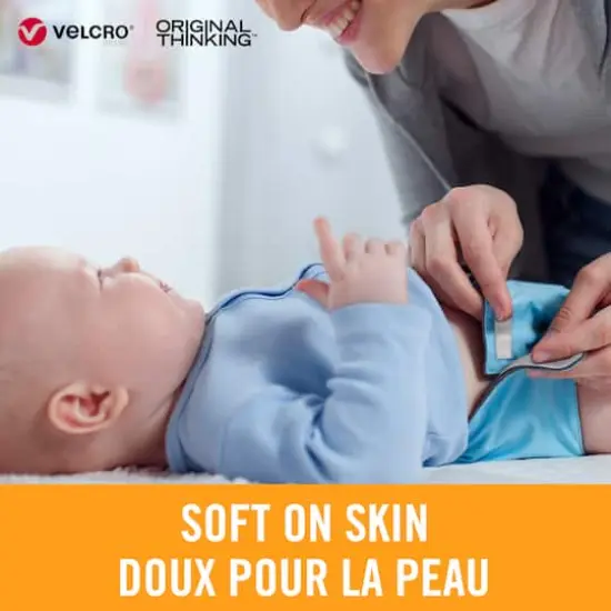 VELCRO&reg; Brand Sleek & Thin&trade; Black Sew On Fastener Roll {8}