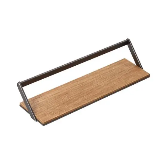 Honey Can Do Floating Decorative Metal & Wood Wall Shelves, 3ct. {5}