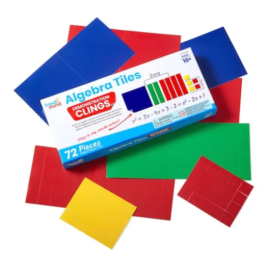 Hand2mind&reg; Algebra Tiles Demonstration Clings {1}