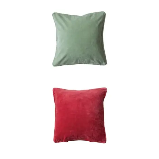 Hello Honey&reg; 20" Reindeer Cotton Chambray Printed Pillow Set {4}