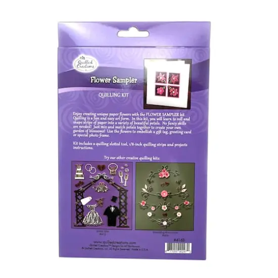 Quilled Creations&trade; Flower Sampler Quilling Kit {6}