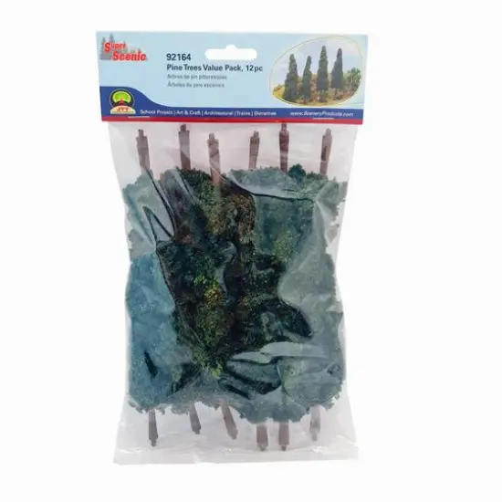 JTT Scenery Products Mini Pine Trees Value Pack {5}