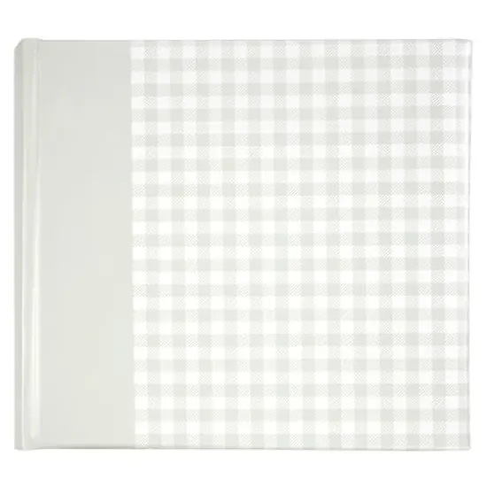 Gray Gingham 2-Up Photo Album by Recollections&trade; {1}