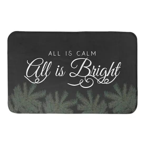 All Is Calm All Is Bright Bath Mat {1}