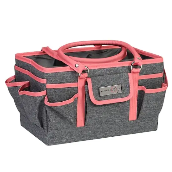 Everything Mary Coral Heather Deluxe Store & Tote Craft Organizer {11}