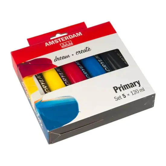 Amsterdam Standard Series Primary Acrylic Paint Set {4}