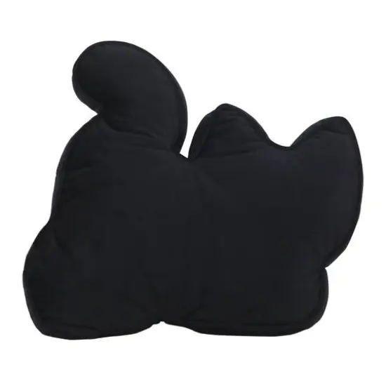 17" Glittery Black & Silver Skeleton Cat Accent Pillow by Ashland&reg; {3}