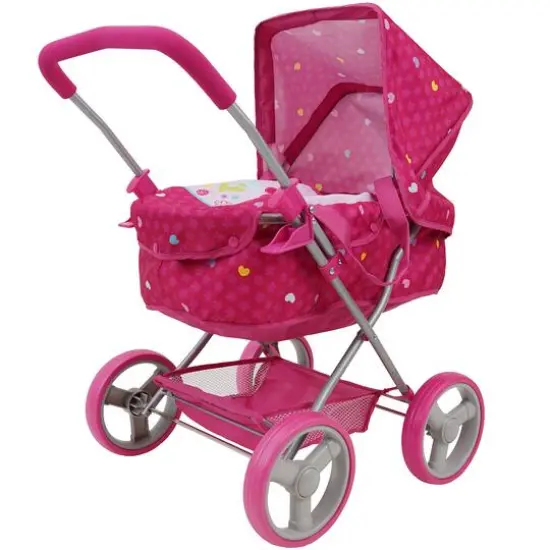 509 Crew Garden Doll Pram with Large Canopy {6}
