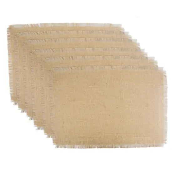 DII&reg; Natural Jute Placemats, 6ct. {1}