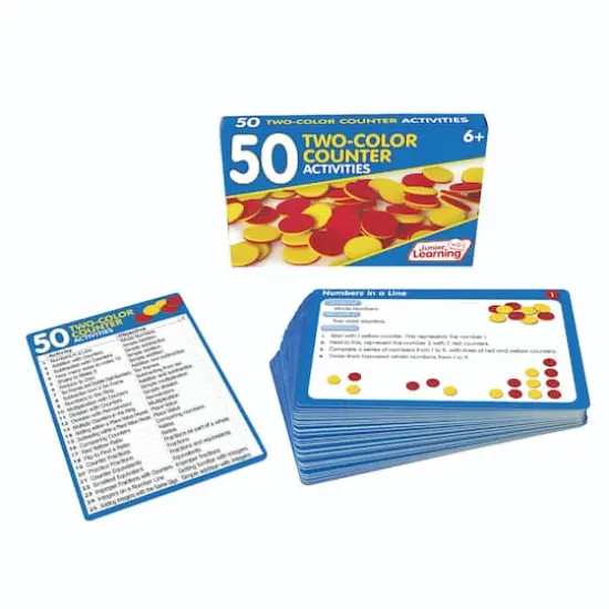 Junior Learning&reg; 50 Two-Color Counter Activities {3}