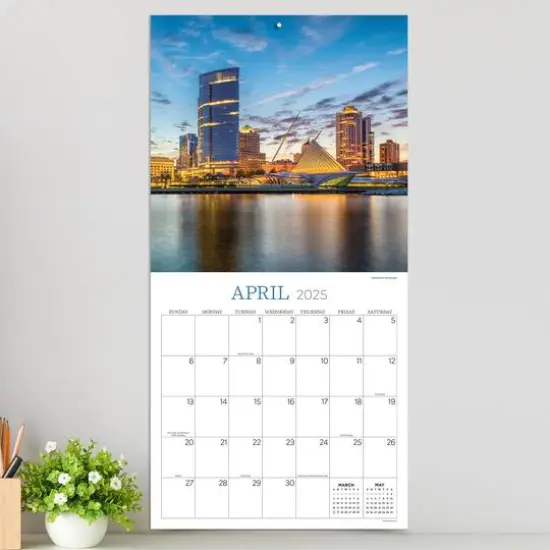 TF Publishing 2025 Wisconsin Wall Calendar {5}