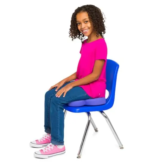 Bouncyband&reg; Purple Butterfly Wiggle Seat Sensory Cushion {5}