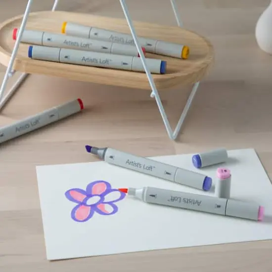 Floral Level 2 Dual Tip Sketch Marker Set by Artist&rsquo;s Loft&trade; {3}