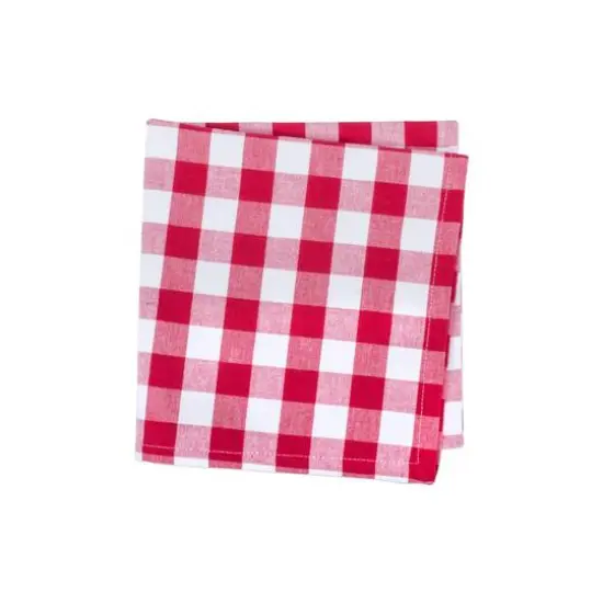 DII&reg; Red & White Checkers Napkin, 6ct. {9}