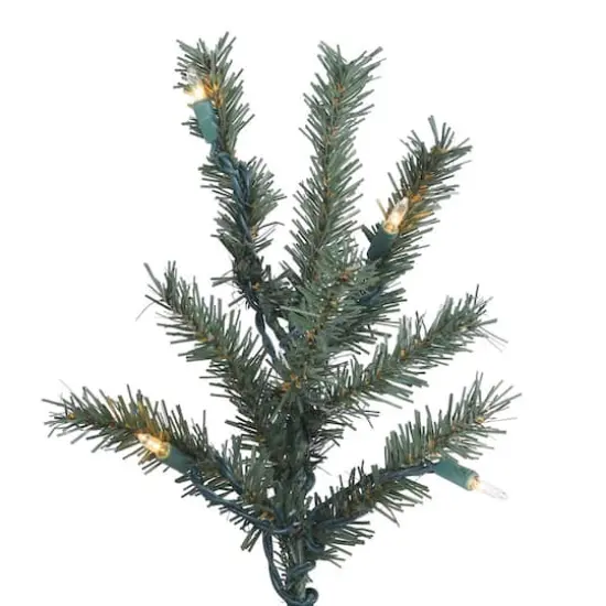 2ft., 3ft. & 4ft. Pre-Lit Natural Bark Alpine Artificial Christmas Tree Set, Clear Dura-Lit&reg; Lights {4}