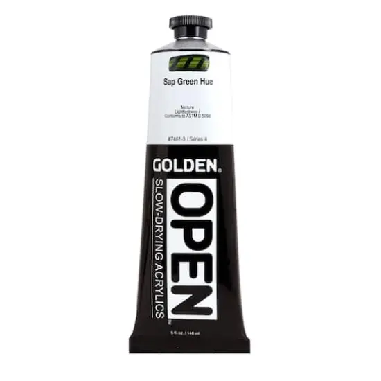 Golden&reg; OPEN&trade; Slow-Drying Acrylics, 5oz. Sap Green Hue {1}