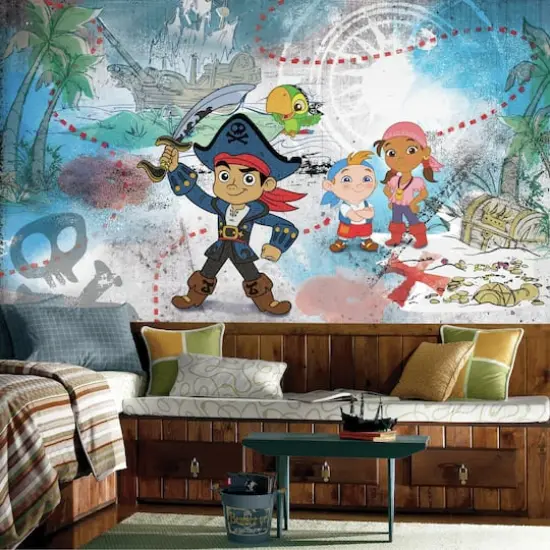 RoomMates Captain Jake Never Land Pirates XL Prepasted Mural {3}