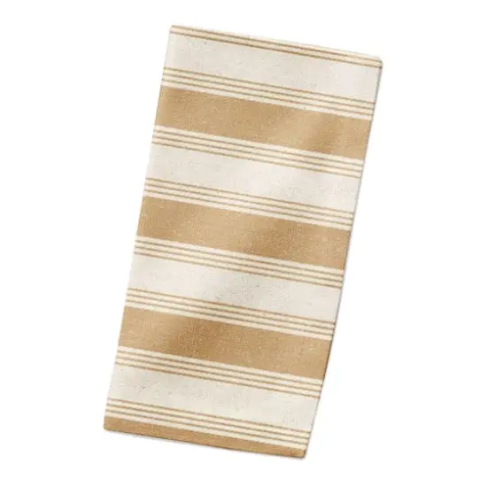 Stripe Cotton Twill Napkin Gold {3}