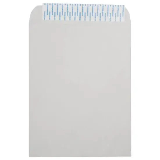 JAM Paper 10" x 13" Light Gray Kraft Peel & Seal Envelopes {1}
