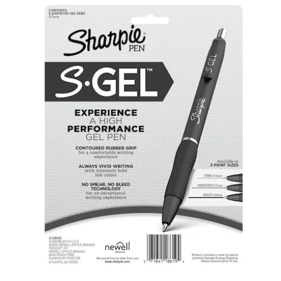 Sharpie&reg; S Gel&trade; 0.7mm Pen Set {5}